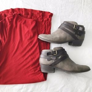 Grey booties